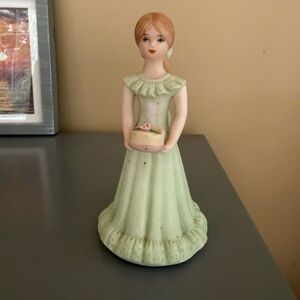 Enesco Growing Up Birthday Girls vintage 1982